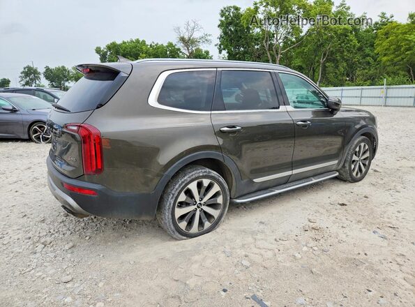 5XYP6DHC6LG025678 2020 KIA TELLURIDE Green Przód prawy