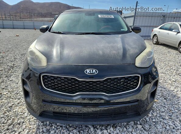 KNDPM3AC7J7329641 2018 KIA SPORTAGE Black უკანა ხედი
