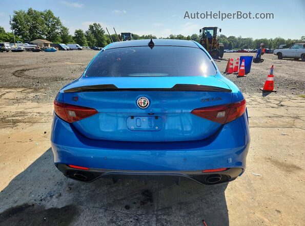 ZARFAMBN5K7611956 2019 ALFA ROMEO GIULIA Blue Widok wnętrza z przodu