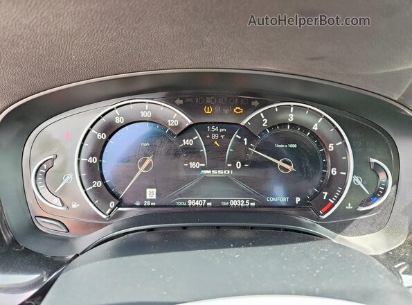 WBAJB9C59JB049338 2018 BMW M5 Синий Вид задних сидений
