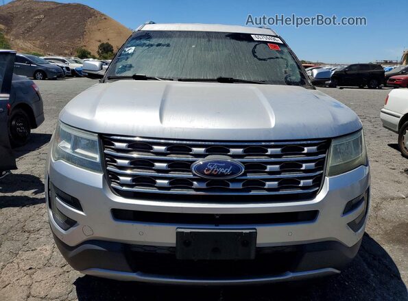 1FM5K8F89GGA76843 2016 FORD EXPLORER Silver უკანა ხედი