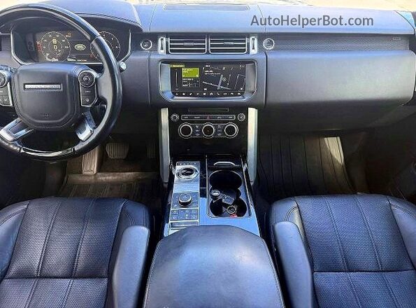 SALGS2FK7HA368610 2017 LAND ROVER RANGE ROVER Черный Вид щитка приборов