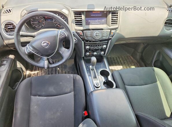 5N1DR2MM4JC649103 2018 NISSAN PATHFINDER Blue Instrument cluster view