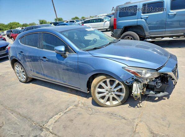 JM1BM1N30G1277628 2016 MAZDA 3 Blue Vista frontal