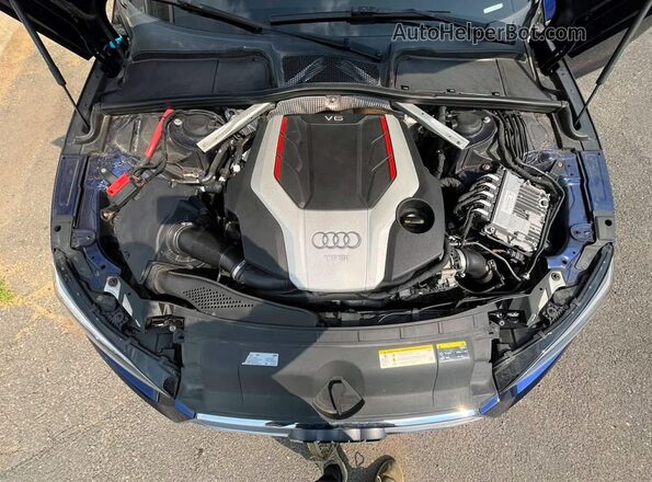 WAUC4CF55JA011381 2018 AUDI OTHER Blue Widok deski rozdzielczej