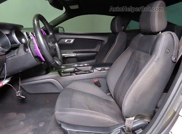 1FA6P8CF5L5130471 2020 FORD MUSTANG Gray Вид задніх сидінь