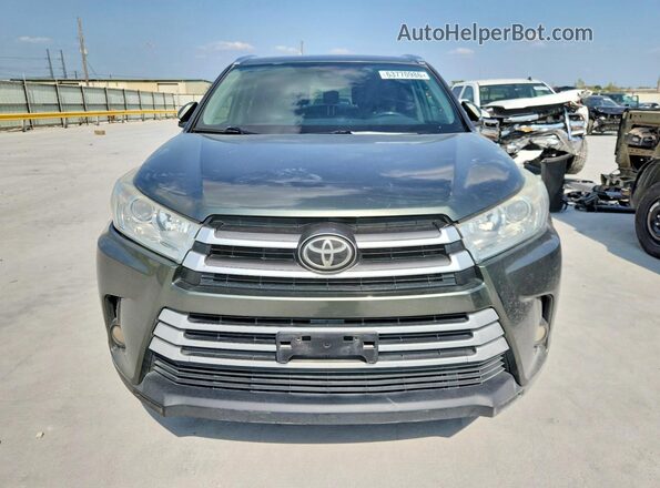 5TDKZRFH6KS316972 2019 TOYOTA HIGHLANDER Green Front interior view