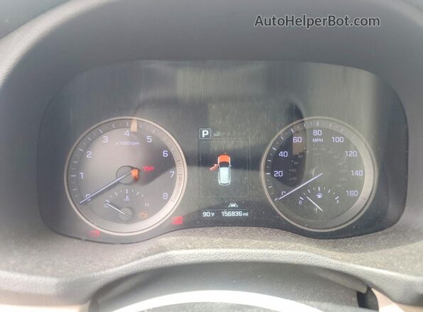 KM8J3CA28GU084659 2016 HYUNDAI TUCSON Темно-бордовый Вид задних сидений