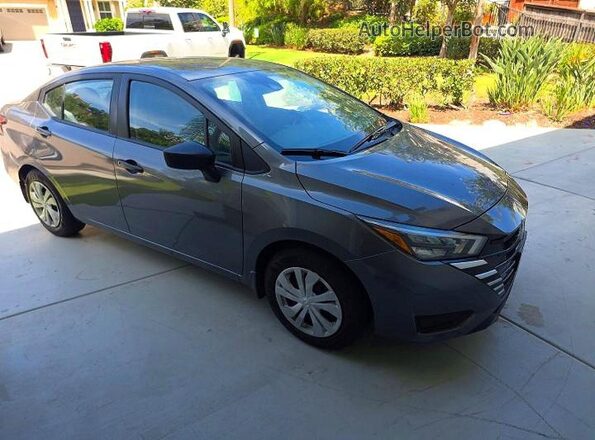 3N1CN8DV2SL880100 2025 NISSAN VERSA Gray Trasero izquierdo