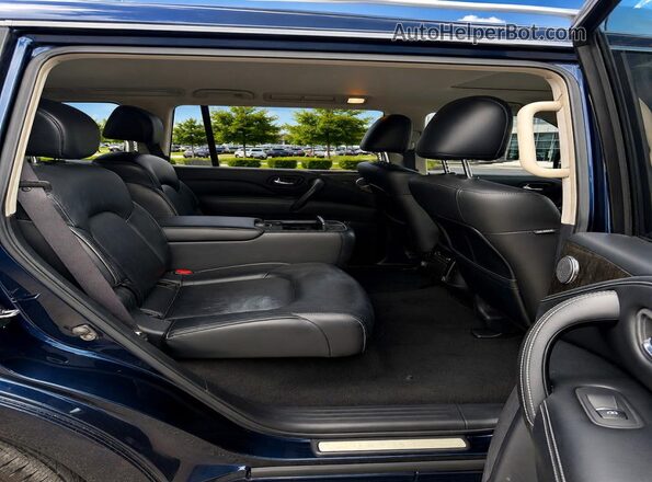 JN8AZ2AE8M9269966 2021 INFINITI QX80 Синий Вид салона спереди