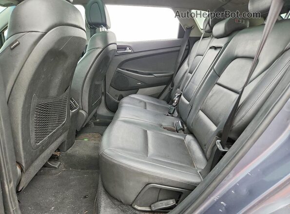 KM8J3CA28HU304044 2017 HYUNDAI TUCSON Gray Widok komory silnika