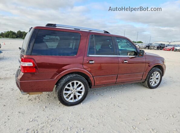 1FMJU2AT2HEA39180 2017 FORD EXPEDITION Maroon Front right