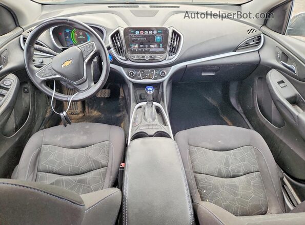 1G1RC6S56HU211985 2017 CHEVROLET VOLT Black Vista del cuadro de instrumentos