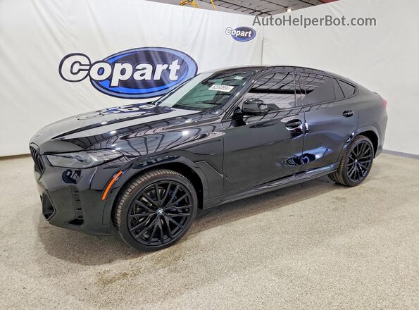 5UX33EX03R9S90779 2024 BMW X6 Black უკანა მარცხენა