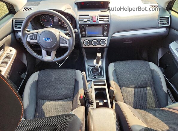 JF2GPABC8G9341953 2016 SUBARU CROSSTREK Gray Вид щитка приладів