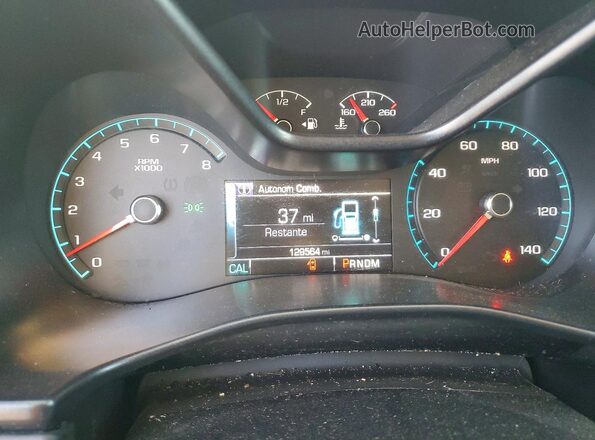 1GCGSDE30G1381873 2016 CHEVROLET COLORADO Silver Հետևի նստատեղերի տեսք