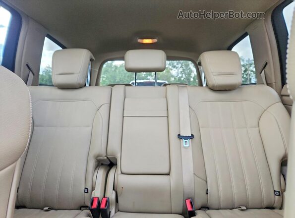 4JGDF6EE3GA682010 2016 MERCEDES-BENZ GL-CLASS Blue Вид задньої частини салону