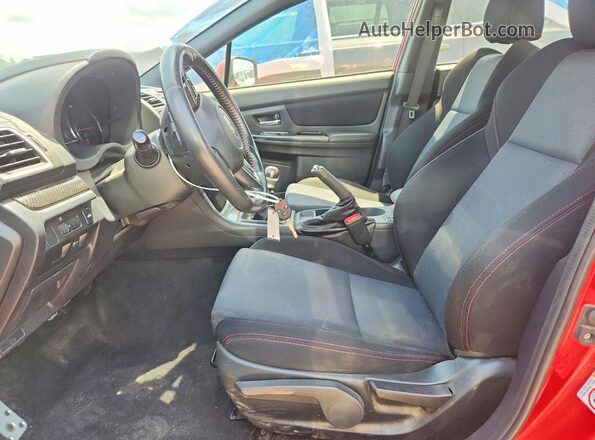 JF1VA1C66J9835497 2018 SUBARU WRX Red Widok deski rozdzielczej