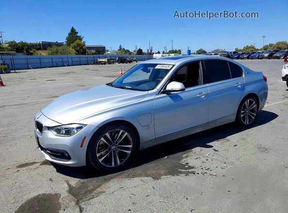 WBA8E1C57HK895095 2017 BMW 3 SERIES Silver Tył lewy