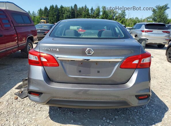 3N1AB7AP9JY337070 2018 NISSAN SENTRA Gray Вид салону спереду