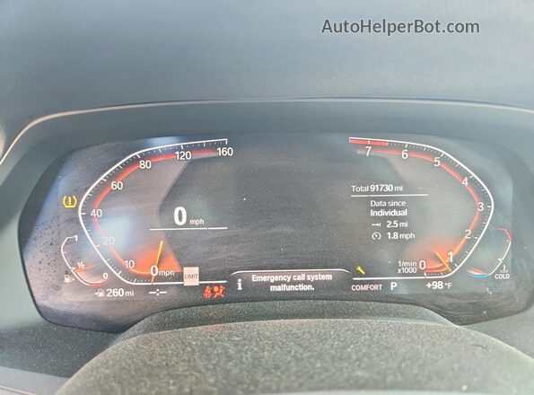 5UXCW2C00L9B71495 2020 BMW X7 Gray Вид задніх сидінь