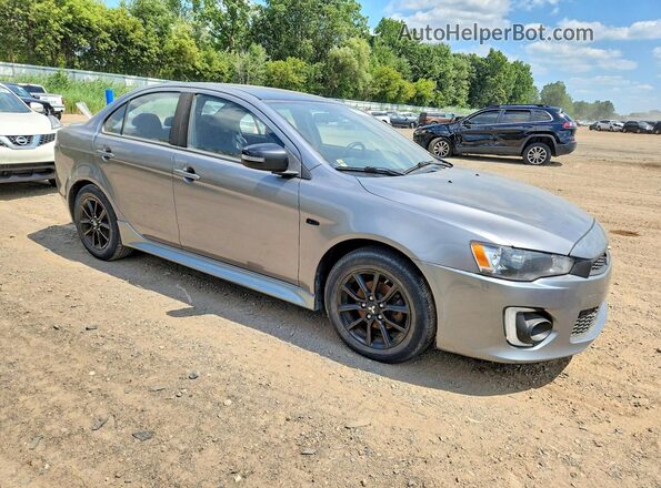 JA32U2FU0HU014261 2017 MITSUBISHI LANCER Gray Widok z przodu