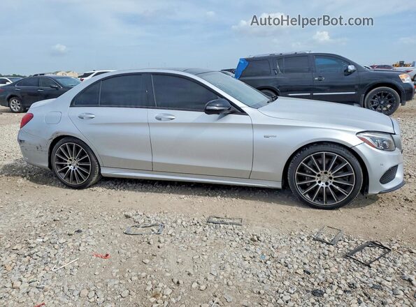 55SWF6EB2JU274470 2018 MERCEDES-BENZ C Silver Vista frontal