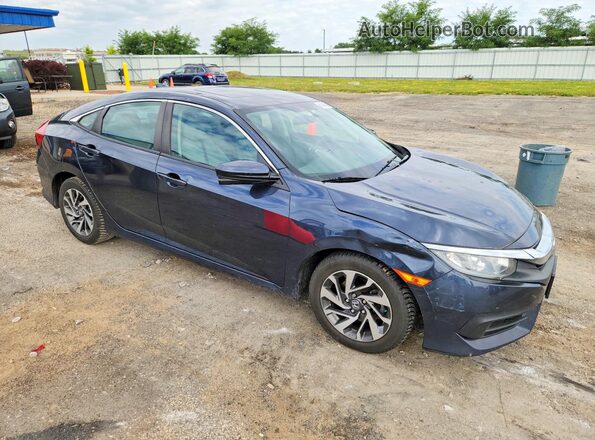 19XFC2F72JE033804 2018 HONDA CIVIC Синий Вид спереди