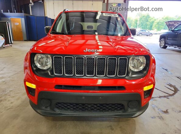 ZACNJBA18LPL21608 2020 JEEP RENEGADE Red Вид ззаду