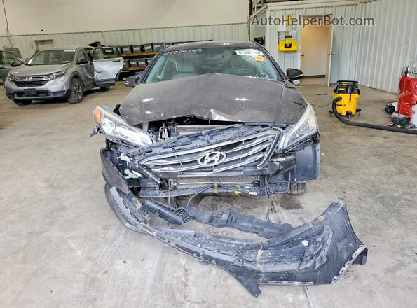 5NPE34AF3GH355040 2016 HYUNDAI SONATA Угольный Вид сзади