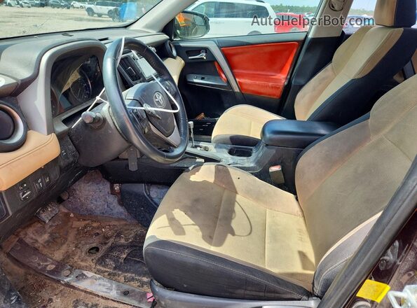 2T3RFREV3HW613770 2017 TOYOTA RAV4 Black Dashboard view