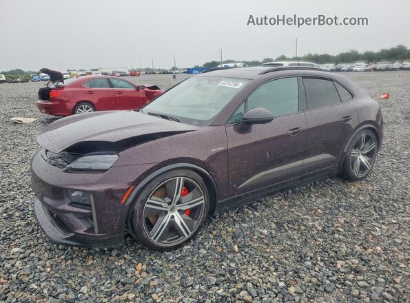 WP1AC2XA2RL200309 2024 PORSCHE MACAN Фиолетовый Задняя левая четверть