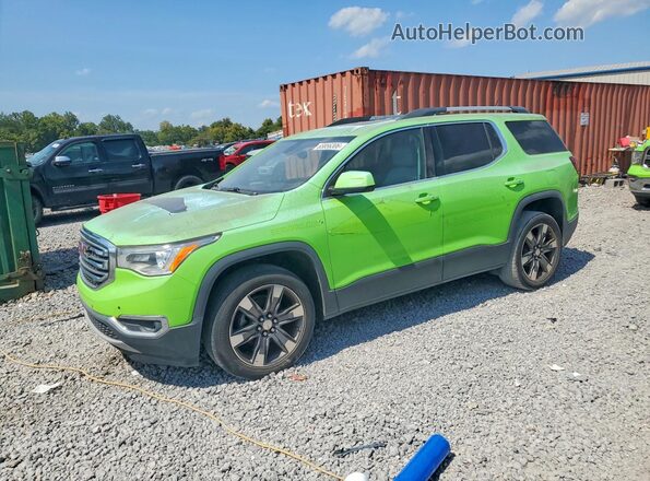 1GKKNNLS7HZ173417 2017 GMC ACADIA Green უკანა მარცხენა