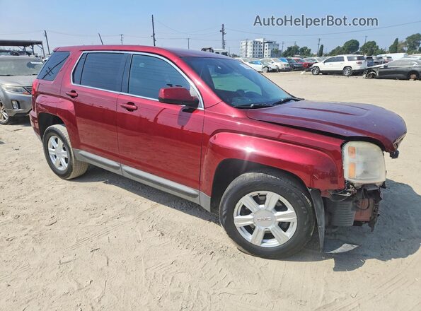 2GKALMEKXG6137417 2016 GMC TERRAIN Бордовый Вид спереди