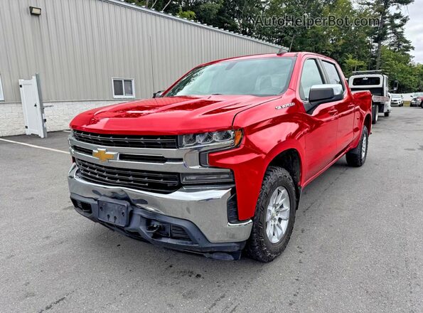 1GCPYDEKXKZ255942 2019 CHEVROLET SILVERADO Красный Задняя левая четверть