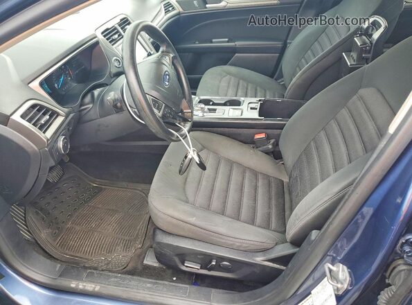 3FA6P0HD8JR179876 2018 FORD FUSION Blue Widok deski rozdzielczej