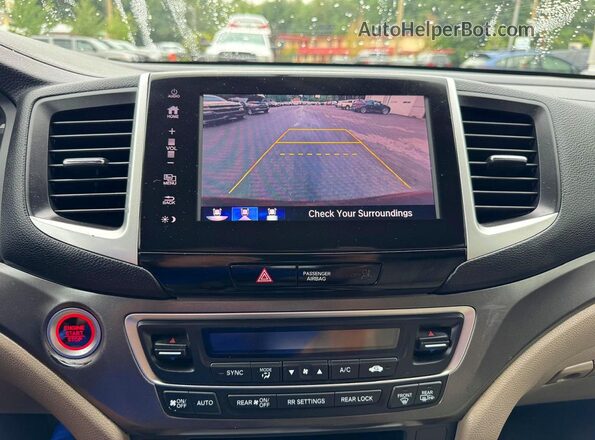 5FNYF6H30JB068059 2018 HONDA PILOT Красный Вид подкапотного пространства