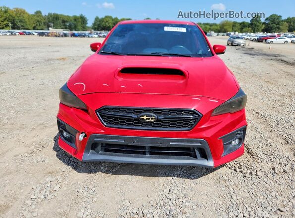 JF1VA1J66K9804982 2019 SUBARU WRX Красный Вид сзади