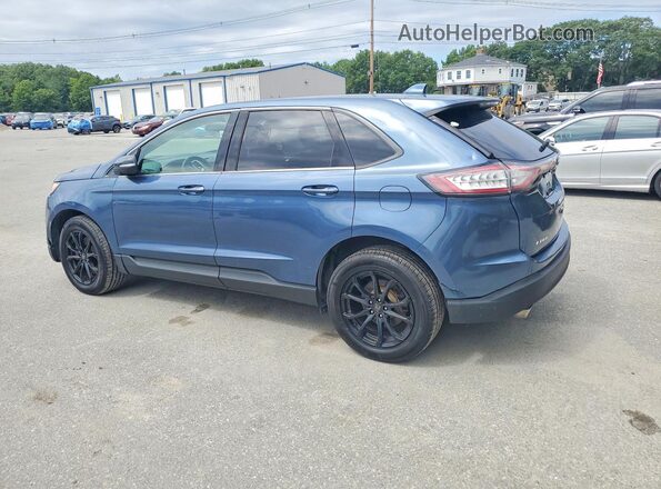 2FMPK4G92JBC34253 2018 FORD EDGE Синий Задняя правая четверть