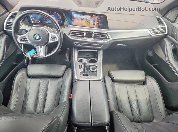 5UXJU4C05L9C54722 2020 BMW X5 Gray Սարքավորումների վահանակի տեսք
