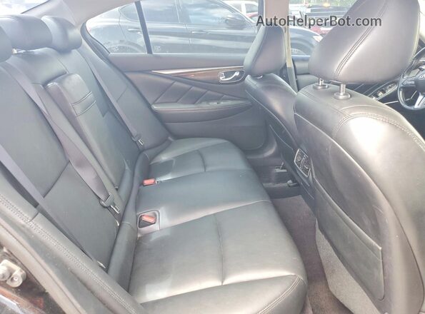 JN1EV7AP9GM555403 2016 INFINITI Q50 Black Սալոնի հետևի տեսք
