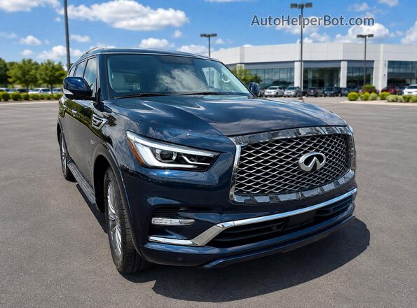 JN8AZ2AE8M9269966 2021 INFINITI QX80 Синий Задняя левая четверть