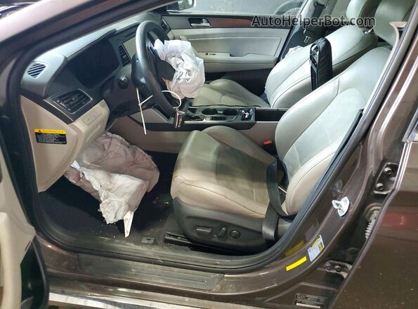 5NPE34AF3GH355040 2016 HYUNDAI SONATA Угольный Вид панели приборов