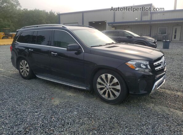 4JGDF6EE2HA896861 2017 MERCEDES-BENZ GLS Blue Widok z przodu