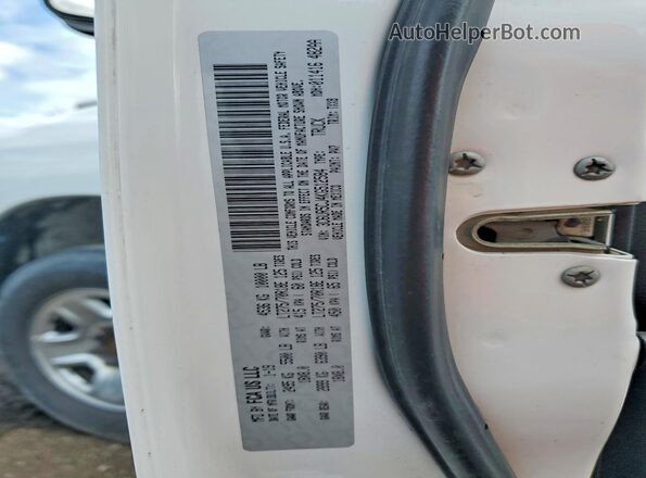 3C6UR5CJ4KG512584 2019 RAM 2500 White Vista de la etiqueta del VIN