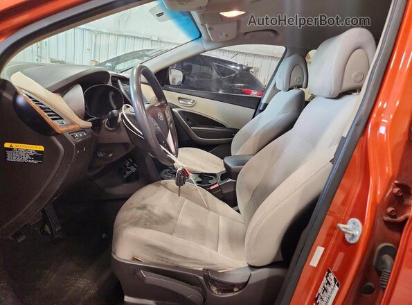 5XYZTDLB7GG344223 2016 HYUNDAI SANTA Orange Vista del salpicadero