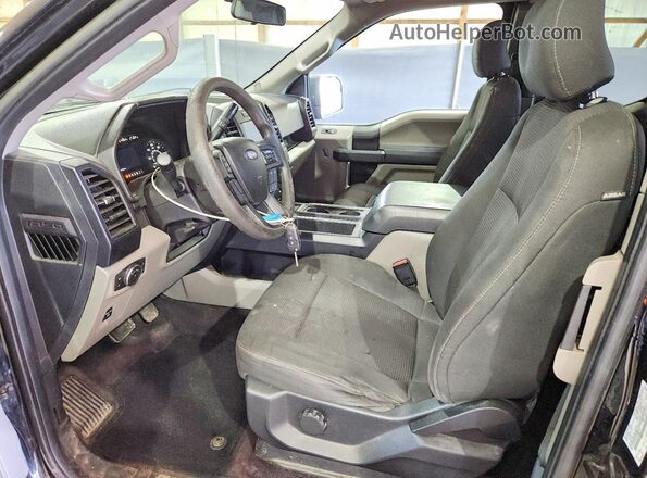 1FTEX1EP4HFA22976 2017 FORD F150 Черный Вид панели приборов
