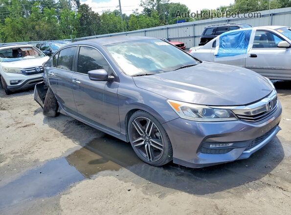 1HGCR2F55HA281396 2017 HONDA ACCORD Gray Vista frontal