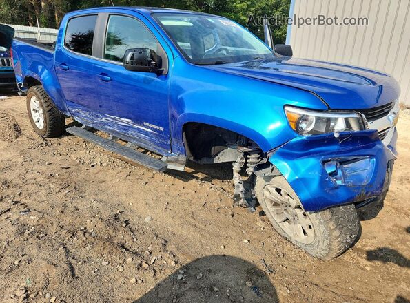 1GCGSCEN2J1258837 2018 CHEVROLET COLORADO Синий Вид спереди