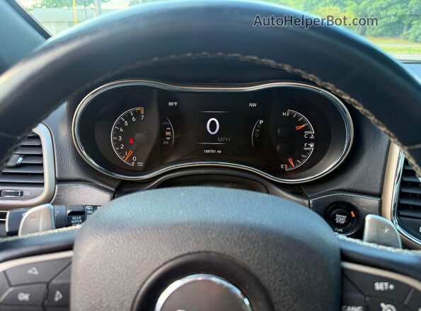 1C4RJFBGXHC646139 2017 JEEP CHEROKEE Синий Вид щитка приборов